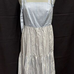 Play & Rae Blue and White Striped Dress